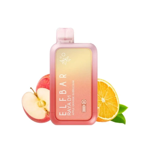 ElfBar BC10000 (Raya D1 Sunit) – アップルオレンジバブルガム (Apple Orange Bubblegum)