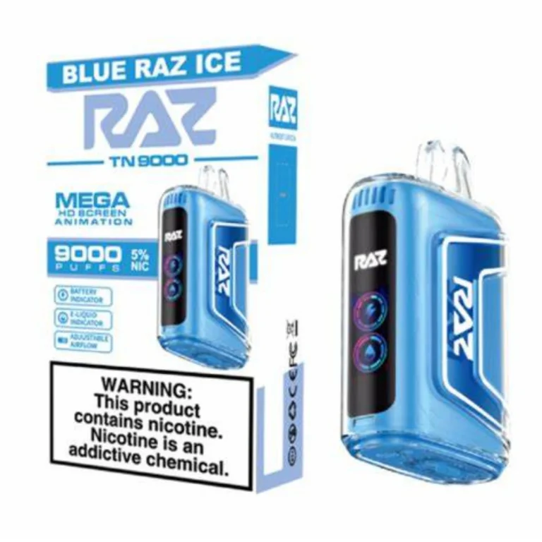 RAZ TN9000 BLUE RAZZ ICE味-Mymoods.vip