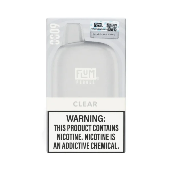 FLUM PEBBLE 6000 CLEAR味-Mymoods.vip