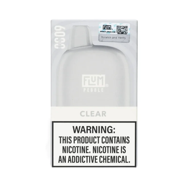 FLUM PEBBLE 6000 CLEAR味-Mymoods.vip