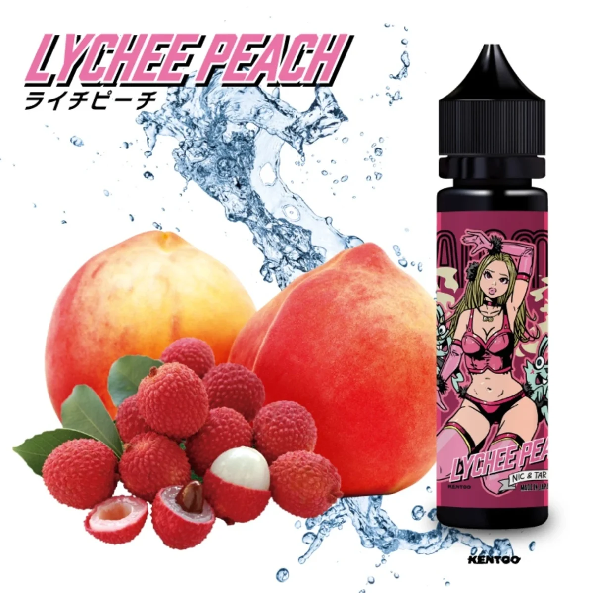 ジャミー / Lychee Peach(ライチピーチ)60ml 電子タバコ用リキッド BI-SO-Mymoods.vip