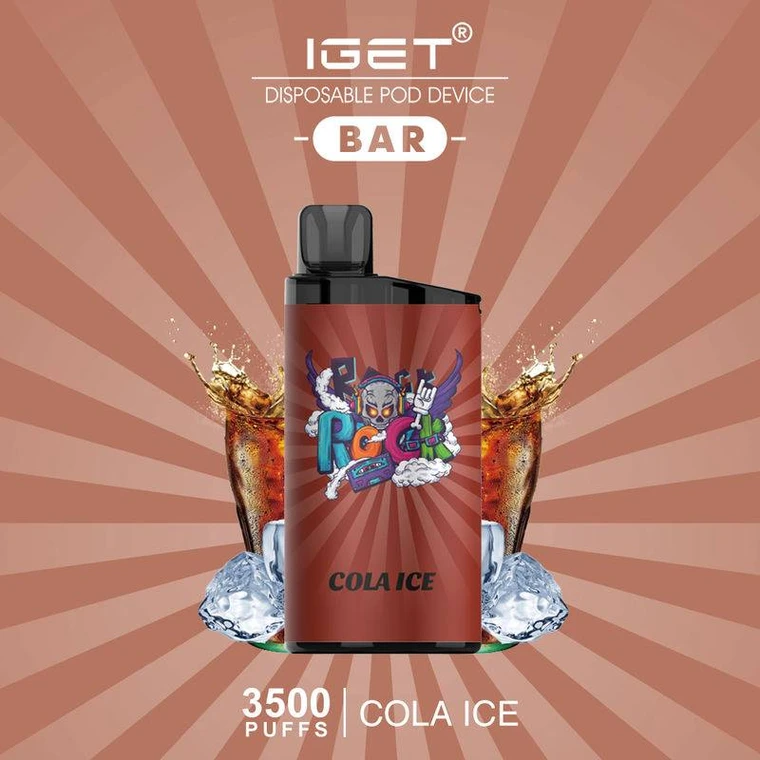 IGET BAR COLA ICE 3500 Puffs Disposable Vape-Mymoods.vip