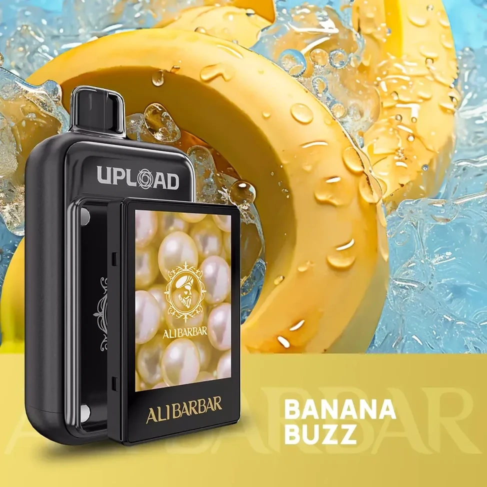ALIBARBAR UPLOAD 25000 PUFFS Banana Buzz-Mymoods.vip