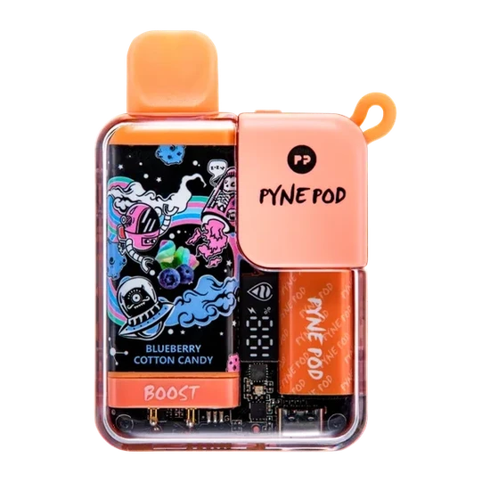 Blueberry Cotton Candy(ブルーベリーコットンキャンディ) Pyne Pod Boost 8500 Puffs-Mymoods.vip