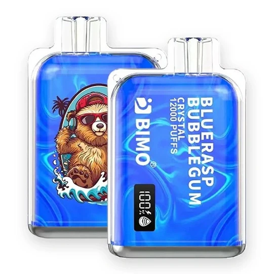 BIMO Crystal 12000 Puffs Blueberry Raspberry Bubblegum-Mymoods.vip