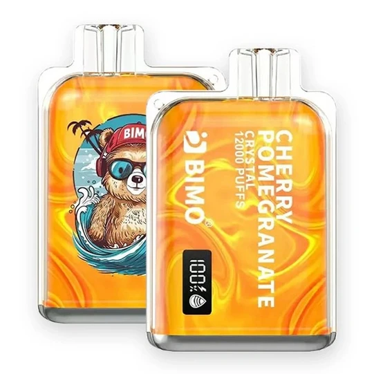 BIMO Crystal 12000 Puffs Cherry Pomegranate-Mymoods.vip