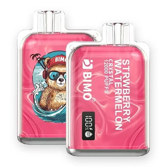 BIMO Crystal 12000 Puffs Strawberry Watermelon-Mymoods.vip