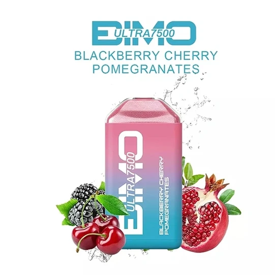 BIMO Ultra 7500 Puffs Blackberry Cherry Pomegranate-Mymoods.vip