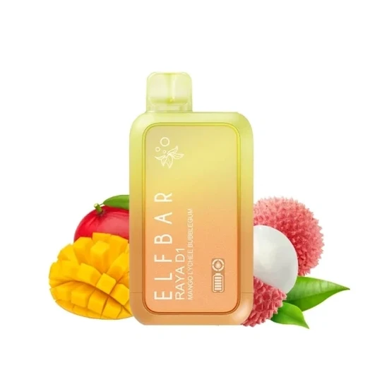 ElfBar BC10000 (Raya D1 Sunit) -マンゴーライチバブルガム (Mango Lychee Bubblegum)-Mymoods.vip