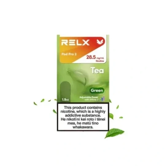 RELX Infinity 2交換用Pod – 緑茶(Green Tea)-Mymoods.vip