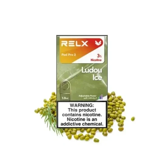 RELX Infinity 2交換用Pod – ルドゥアイス(Ludou Ice)(Mungbean) (Mint Cream)-Mymoods.vip