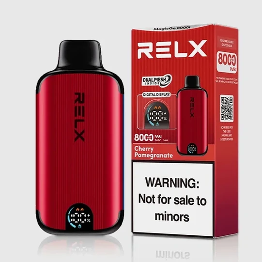 RELX MagicGo 8000 Puffs Cherry Pomegranate-Mymoods.vip