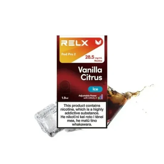 RELX Infinity 2交換用Pod – コーラ・アイス(Cola Ice) (Vanilla Citrus Ice) (Dark Sparkle)-Mymoods.vip