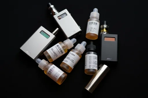 多様な電子 タバコ vapeデバイスとリキッドのイメージ