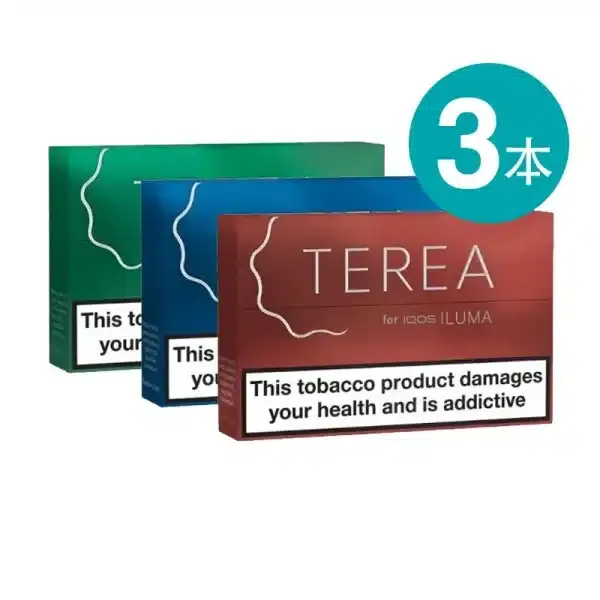 epark iqos 原宿で展示されるIQOS Tereaセット