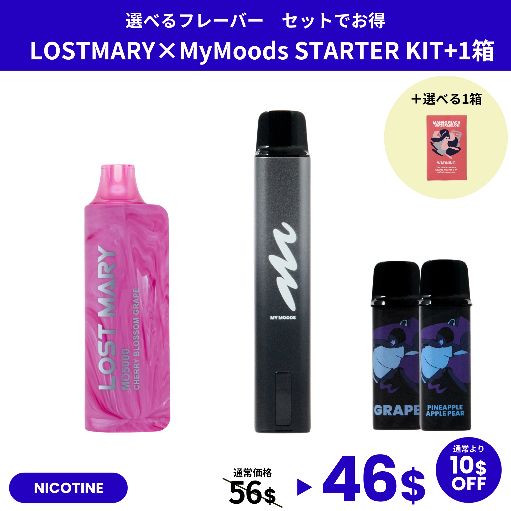 vape ニコチン 濃度別の吸引回数と満足度グラフ