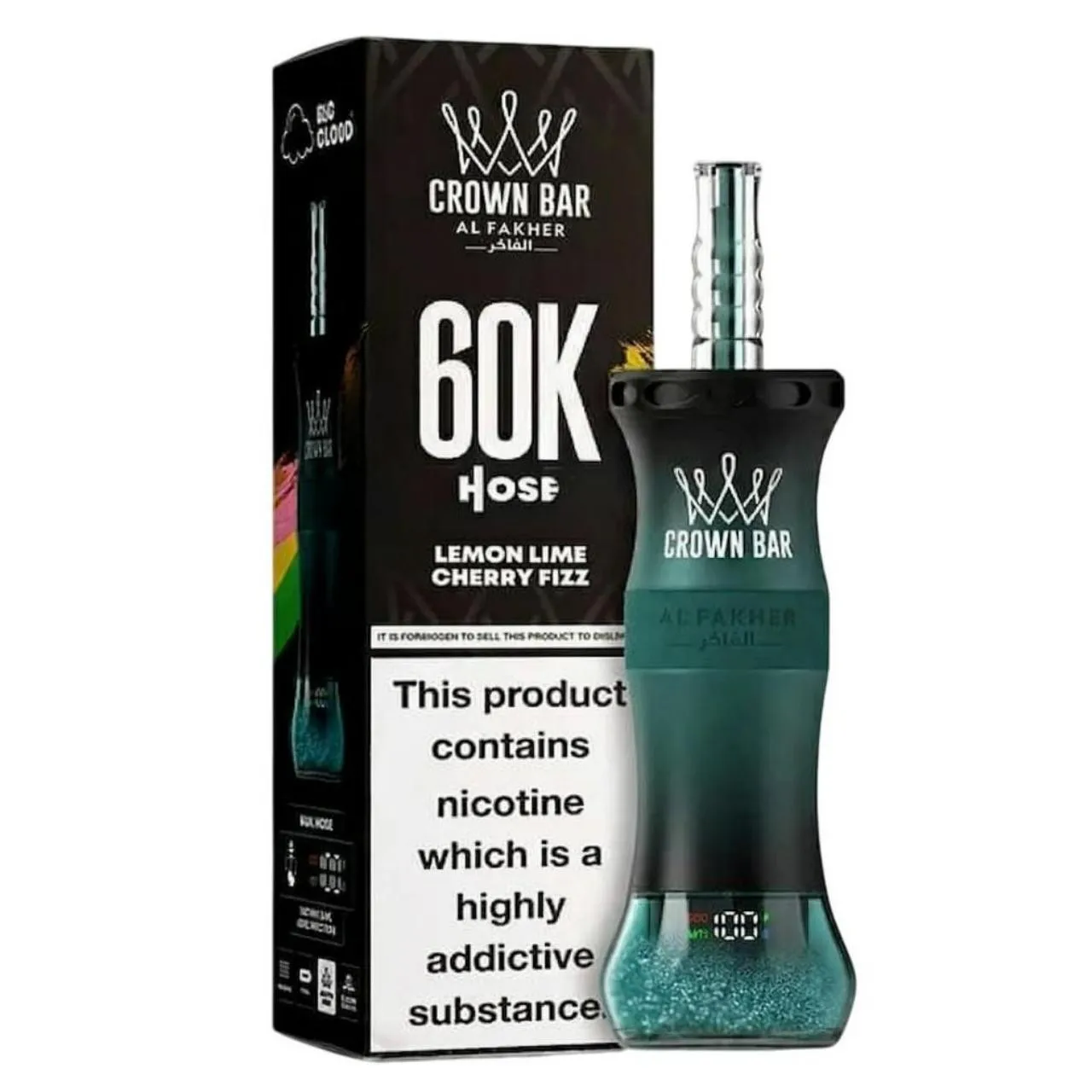 Al Fakher Crown Bar E Hose X 60k Puffs-10パック以上 - 画像 (22)